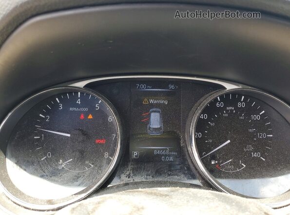 5N1AT2MTXGC779133 2016 NISSAN ROGUE Black Вид щитка приладів