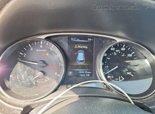 5N1AT2MTXGC893830 2016 NISSAN ROGUE White Instrument cluster view