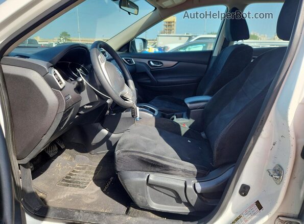 5N1AT2MTXGC893830 2016 NISSAN ROGUE White Front interior view
