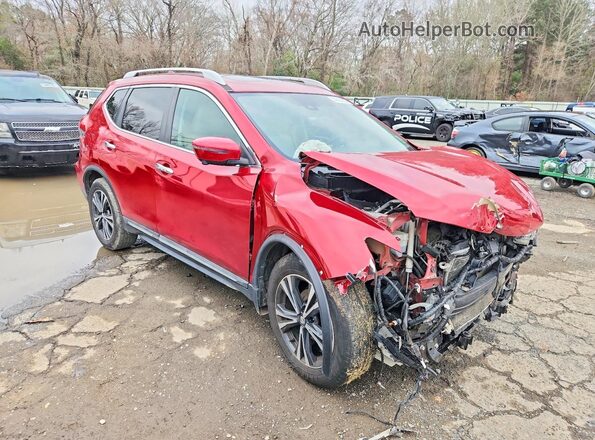 5N1AT2MTXHC751446 2017 NISSAN ROGUE Red Передня права чверть