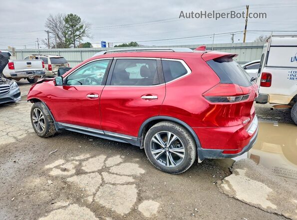 5N1AT2MTXHC751446 2017 NISSAN ROGUE Red Задня ліва чверть