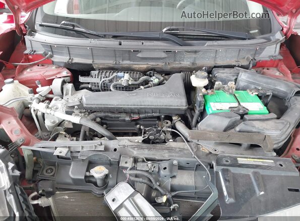 5N1AT2MTXHC834388 2017 NISSAN ROGUE Red Вид ззаду