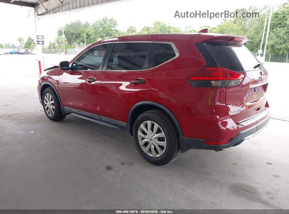 5N1AT2MTXHC834388 2017 NISSAN ROGUE Red Задня ліва чверть