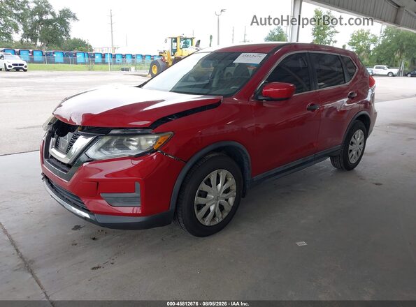5N1AT2MTXHC834388 2017 NISSAN ROGUE Red Передня ліва чверть