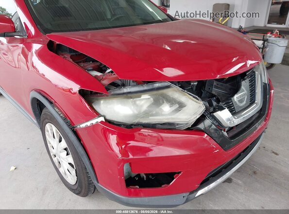 5N1AT2MTXHC834388 2017 NISSAN ROGUE Red Вид спереду