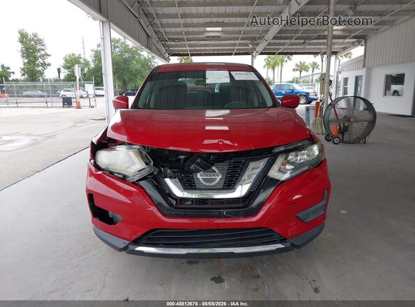 5N1AT2MTXHC834388 2017 NISSAN ROGUE Red Вид задньої частини салону