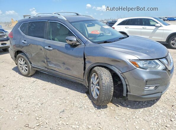 5N1AT2MTXHC837596 2017 NISSAN ROGUE Серый Передняя правая четверть
