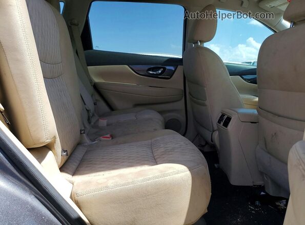 5N1AT2MTXHC837596 2017 NISSAN ROGUE Серый Вид задних сидений