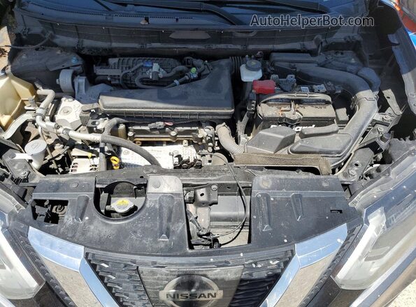 5N1AT2MTXHC837596 2017 NISSAN ROGUE Серый Вид задней части салона