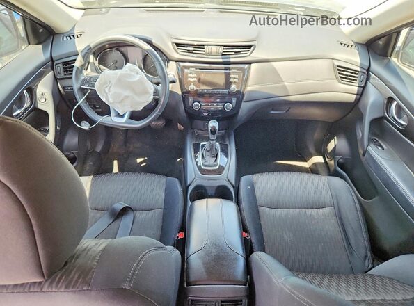 5N1AT2MTXHC884269 2017 NISSAN ROGUE Gray Առջևի վահանակի տեսք