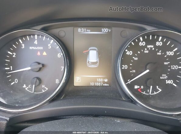 5N1AT2MTXHC896745 2017 NISSAN ROGUE Silver Вид задніх сидінь