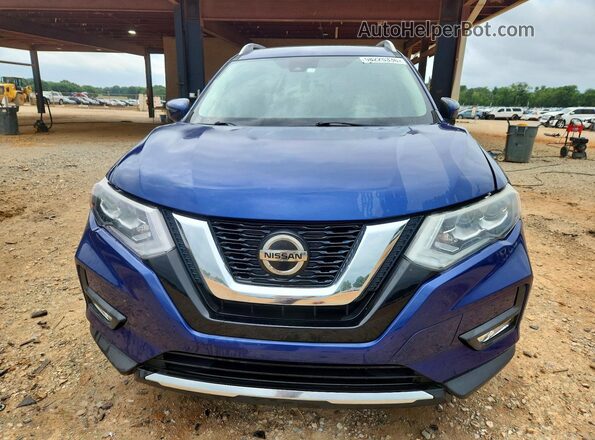 5N1AT2MTXJC714452 2018 NISSAN ROGUE Blue Front view