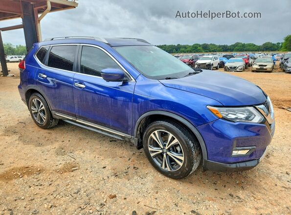 5N1AT2MTXJC714452 2018 NISSAN ROGUE Blue Front right