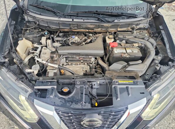 5N1AT2MTXJC727900 2018 NISSAN ROGUE Black Widok wnętrza z tyłu