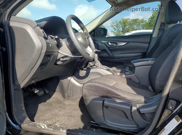 5N1AT2MTXJC727900 2018 NISSAN ROGUE Black Widok wnętrza z przodu