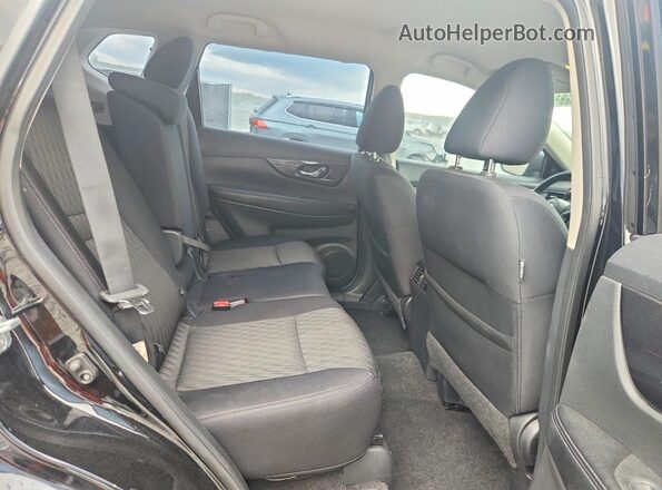 5N1AT2MTXJC727900 2018 NISSAN ROGUE Black Widok tylnych siedzeń