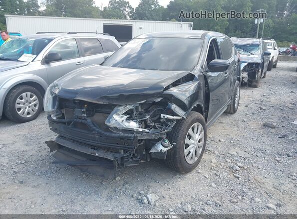 5N1AT2MTXJC763506 2018 NISSAN ROGUE Black Առջևի ձախ երեք քառորդ տեսարան