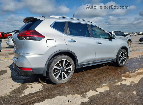5N1AT2MTXKC815525 2019 NISSAN ROGUE Серебряный Задняя правая четверть