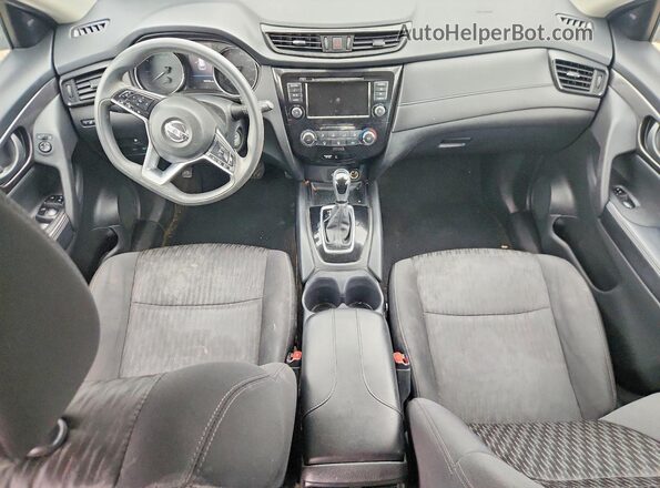 5N1AT2MTXKC824323 2019 NISSAN ROGUE Silver Առջևի վահանակի տեսք