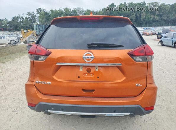 5N1AT2MTXLC745722 2020 NISSAN ROGUE Orange უკანა ხედი