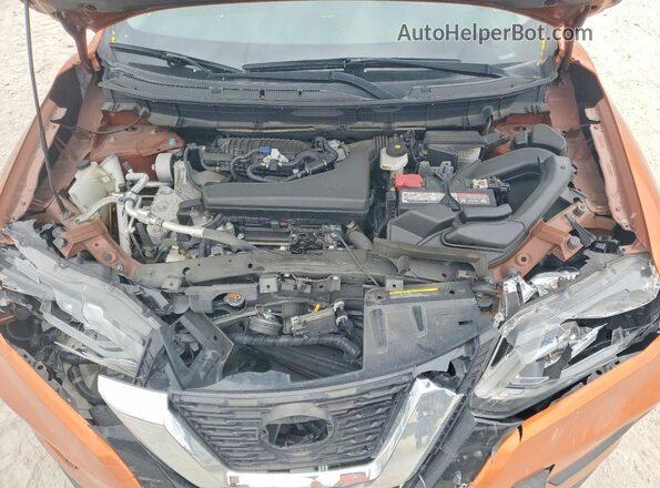5N1AT2MTXLC745722 2020 NISSAN ROGUE Orange ძრავის განყოფილების ხედი
