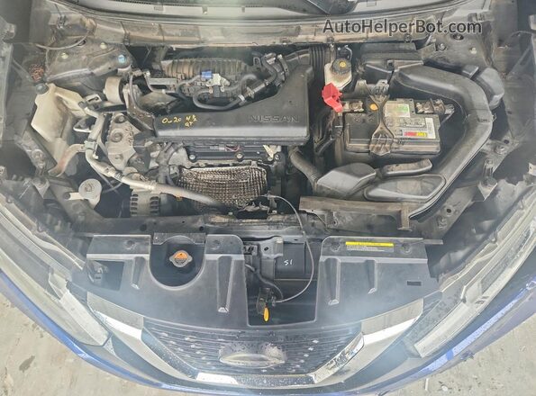 5N1AT2MTXLC794418 2020 NISSAN ROGUE Blue Շարժիչի բաժամունքի տեսք