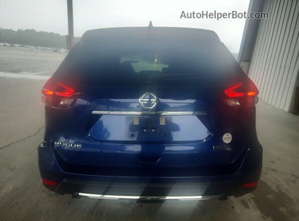 5N1AT2MTXLC794418 2020 NISSAN ROGUE Blue Հետևի տեսք