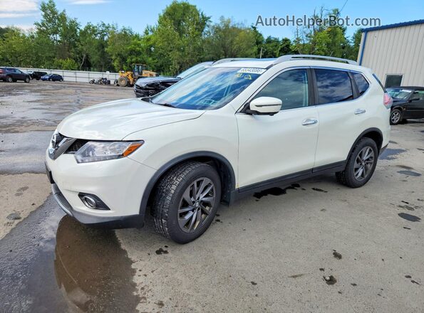 5N1AT2MV0GC768594 2016 NISSAN ROGUE Белый Задняя левая четверть