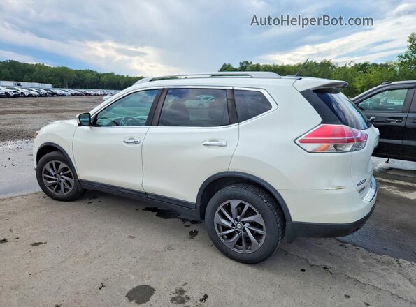 5N1AT2MV0GC768594 2016 NISSAN ROGUE Белый Задняя правая четверть