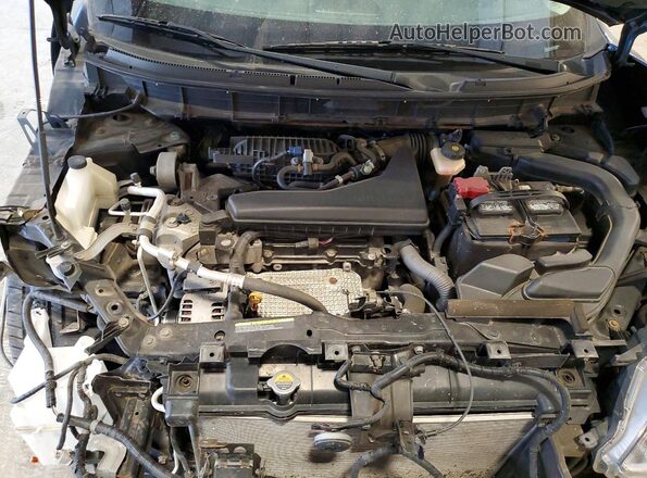 5N1AT2MV0GC786500 2016 NISSAN ROGUE Blue Вид підкапотного простору