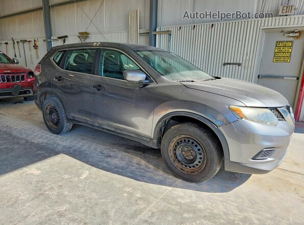 5N1AT2MV0GC797707 2016 NISSAN ROGUE Gray Przód prawy