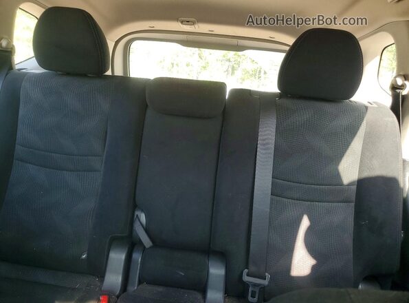 5N1AT2MV0GC812688 2016 NISSAN ROGUE Silver Հետևի նստատեղերի տեսք