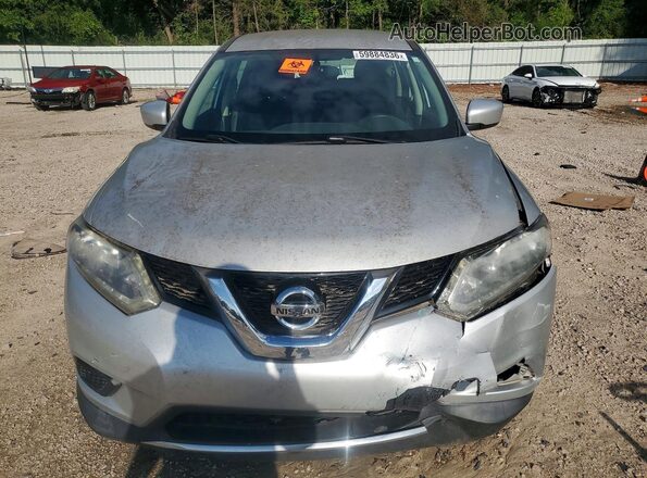 5N1AT2MV0GC812688 2016 NISSAN ROGUE Silver Դիմացի տեսք