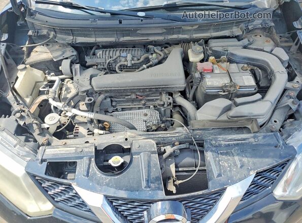 5N1AT2MV0GC844847 2016 NISSAN ROGUE Черный Вид задней части салона