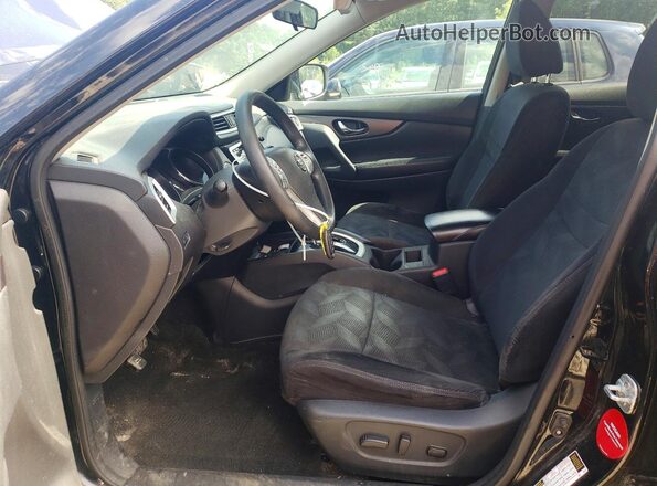 5N1AT2MV0GC888623 2016 NISSAN ROGUE Black Front interior view