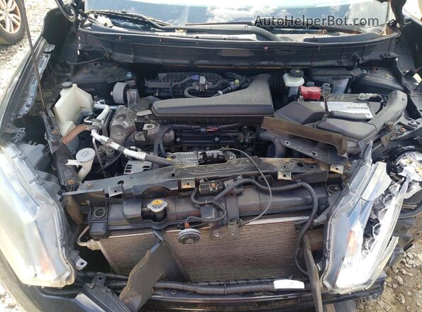 5N1AT2MV0GC888623 2016 NISSAN ROGUE Black Rear interior view
