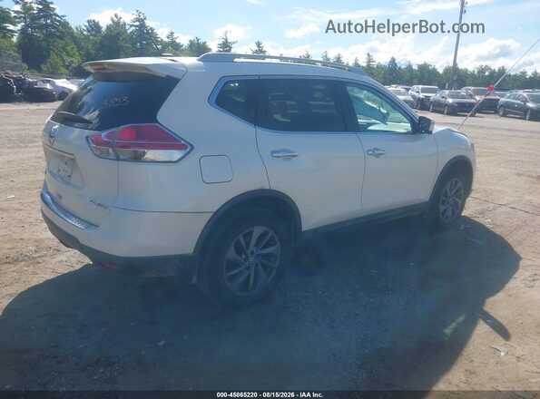 5N1AT2MV0GC916923 2016 NISSAN ROGUE Белый Задняя правая четверть