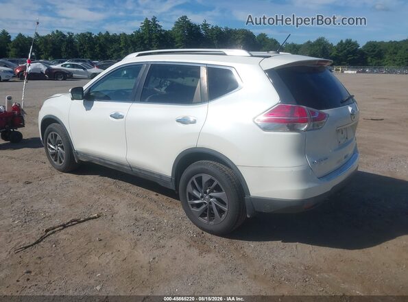 5N1AT2MV0GC916923 2016 NISSAN ROGUE Белый Задняя левая четверть