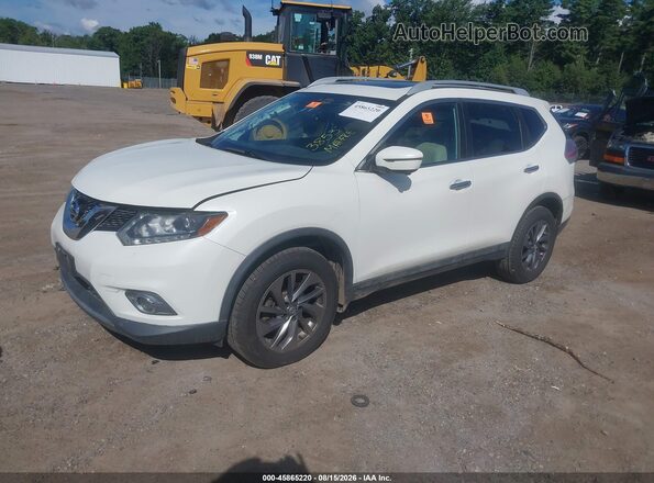5N1AT2MV0GC916923 2016 NISSAN ROGUE Белый Передняя левая четверть