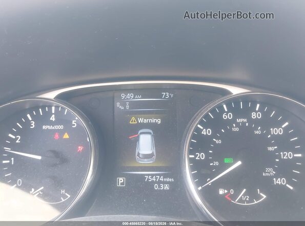 5N1AT2MV0GC916923 2016 NISSAN ROGUE Белый Вид задних сидений