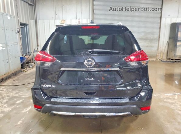 5N1AT2MV0HC744183 2017 NISSAN ROGUE Black უკანა ხედი