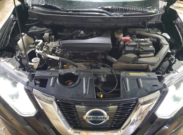 5N1AT2MV0HC744183 2017 NISSAN ROGUE Black უკანა სალონის ხედი