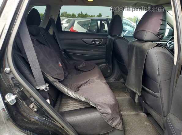 5N1AT2MV0HC762957 2017 NISSAN ROGUE Black Вид задніх сидінь