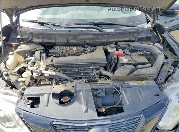 5N1AT2MV0HC762957 2017 NISSAN ROGUE Black Вид задньої частини салону