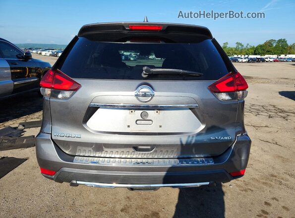 5N1AT2MV0HC791326 2017 NISSAN ROGUE Серый Вид сзади