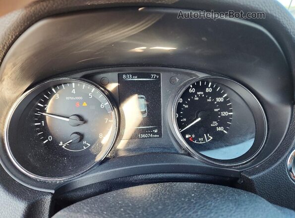 5N1AT2MV0HC791326 2017 NISSAN ROGUE Серый Вид щитка приборов