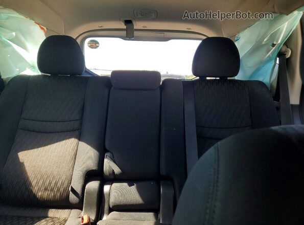 5N1AT2MV0HC798177 2017 NISSAN ROGUE Blue Հետևի նստատեղերի տեսք