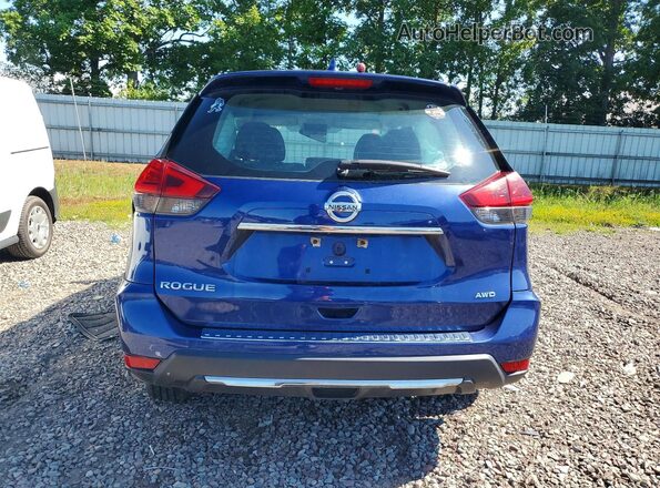5N1AT2MV0HC798177 2017 NISSAN ROGUE Blue Հետևի տեսք