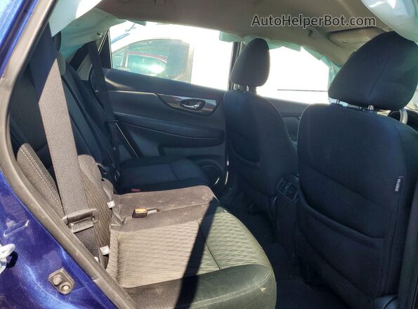 5N1AT2MV0HC798177 2017 NISSAN ROGUE Blue Սալոնի հետևի տեսք
