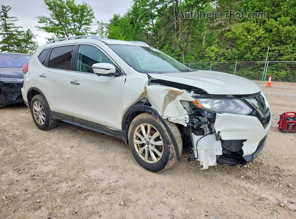 5N1AT2MV0HC798468 2017 NISSAN ROGUE Белый Передняя правая четверть